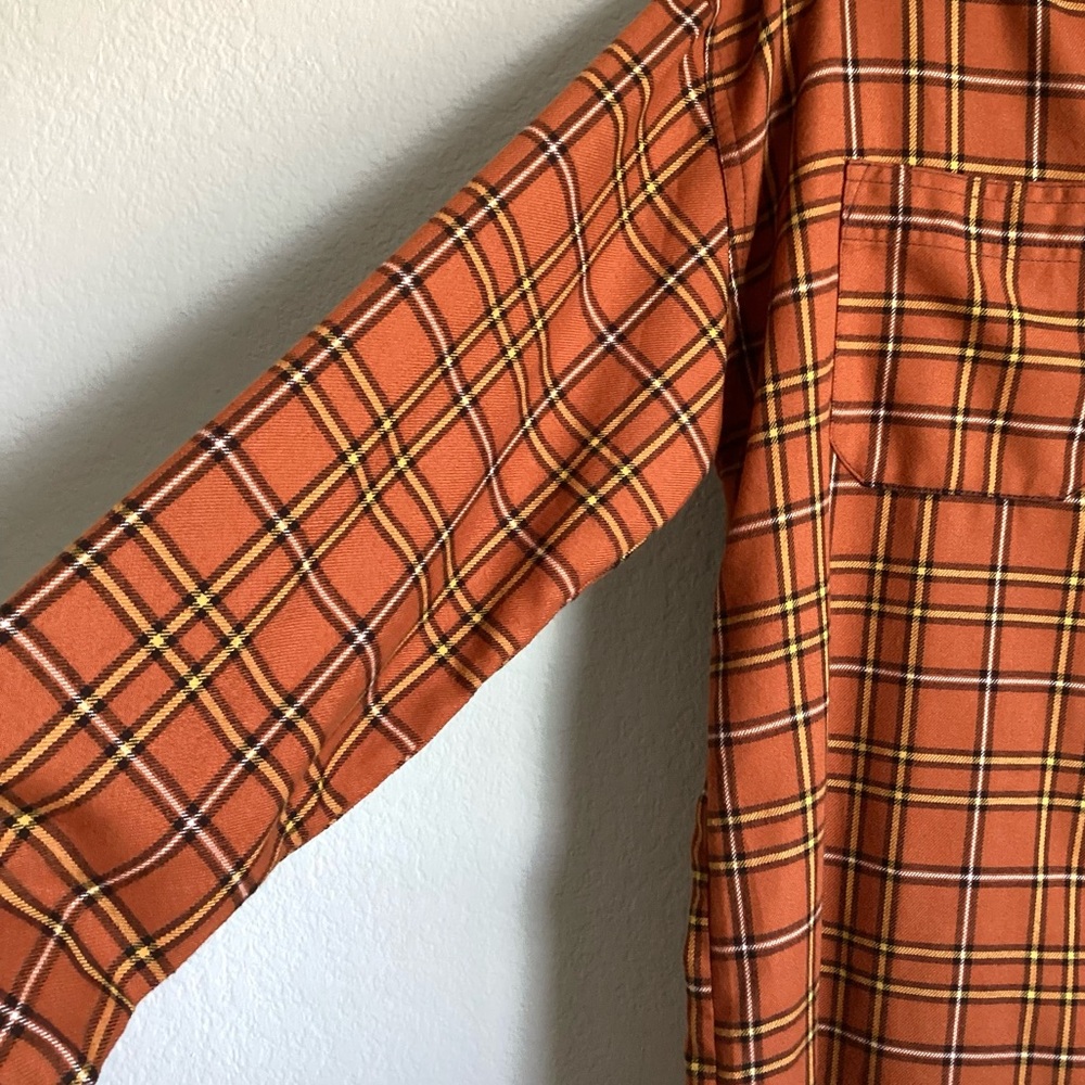 \Peace Love World\ Two-Tone Plaid Button Down - Picture 7 of 16